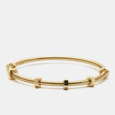 Pre-owned Cartier 18k Yellow Gold Bracelet 17