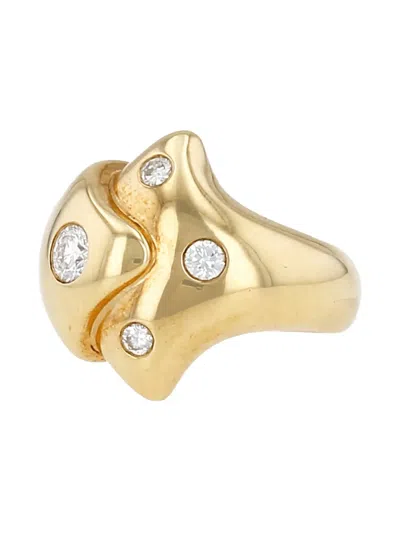 Pre-owned Cartier 18k Yellow Gold Diamond Ring