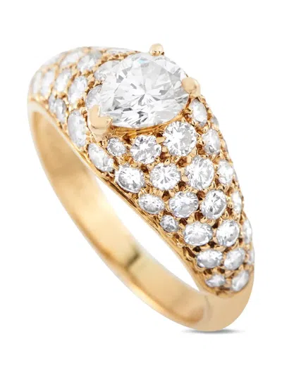 Pre-owned Cartier 18k Yellow Gold Diamond Ring