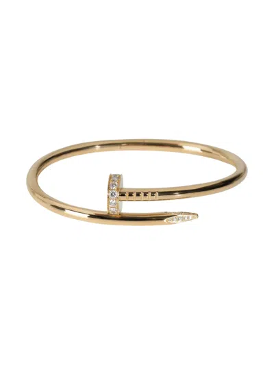 Pre-owned Cartier 18k Yellow Gold Juste Un Clou Bangle