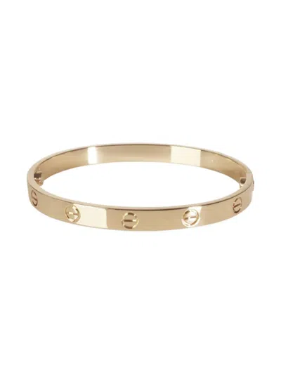 Pre-owned Cartier 18k Yellow Gold Love Bracelet