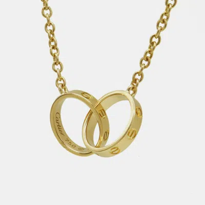 Pre-owned Cartier 18k Yellow Gold Love Necklace