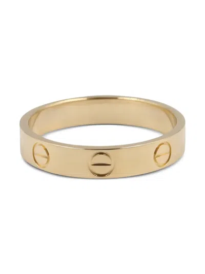 Pre-owned Cartier 18k Yellow Gold Mini Love Ring