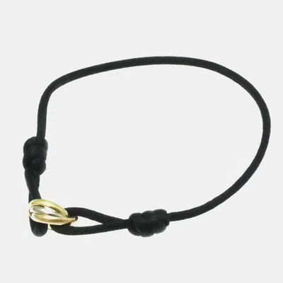 Pre-owned Cartier 18k Yellow Gold Rose Gold White Gold Trinity Cord ...