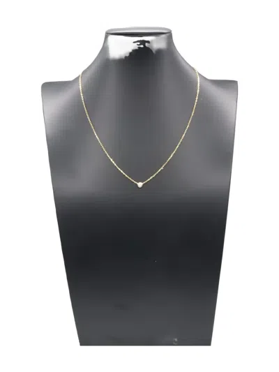 Pre-owned Cartier 18k Yellow Gold Small Damour Diamond Necklace