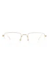 Cartier 18kt Gold Rectangular-frame Glasses In Gold