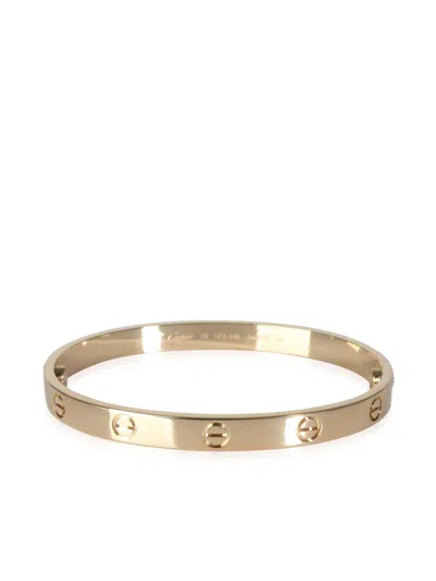 Pre-owned Cartier 18kt Yellow Gold Love Bangle Bracelet