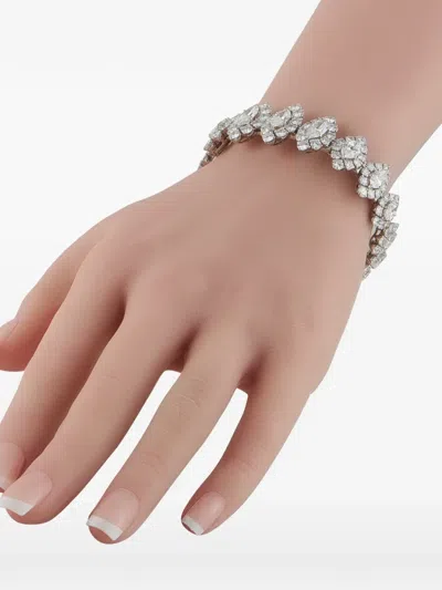 Pre-owned Cartier 1960s Diamond Bracelet In Silver
