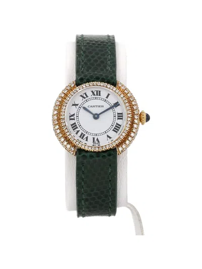 Pre-owned Cartier 1970s Ellipse 30mm Watch In White