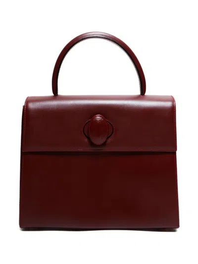Pre-owned Cartier 1990-2000  Must Tote Bag In Red