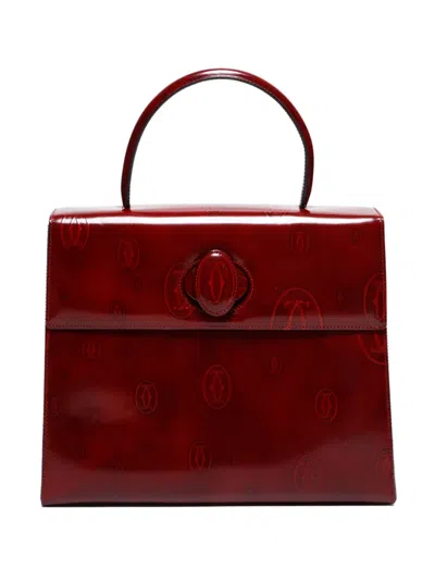 Pre-owned Cartier 1990-2000 Happy Birthday Handbag In Red