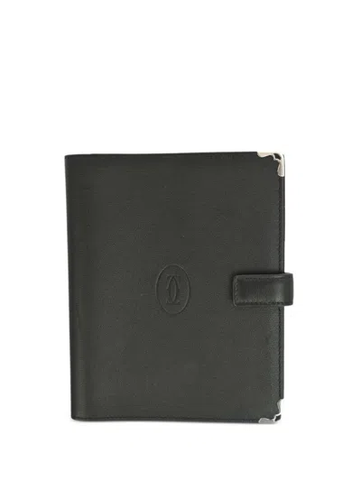 Pre-owned Cartier 1990-2000s Must De Notebook Cover In Black | ModeSens