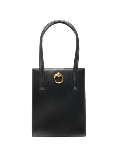 Pre-owned Cartier 1990-2000s Ring-detail Tote Bag In Black