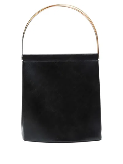 Pre-owned Cartier 1990-2000s Trinity Handle Tote Bag In Black