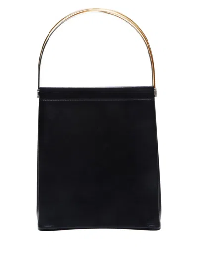 Pre-owned Cartier 1990-2000s Trinity Open-top Tote Bag In Black