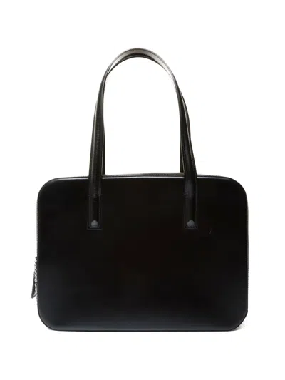 Pre-owned Cartier 1990-2010s Leather Handbag In Black