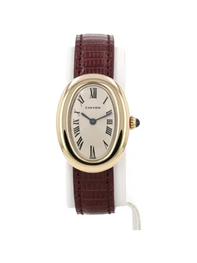Pre-owned Cartier 1990's Baignoire 31mm Watch In Neutral
