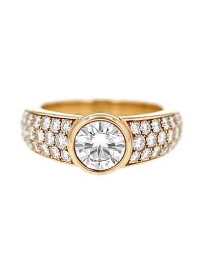 Pre-owned Cartier 1990's Diamond Ring In Gold