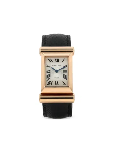 Pre-owned Cartier 1990  Driver 35mm In 白色