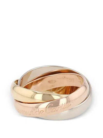 Pre-owned Cartier 1990 Trinity Ring In Gold