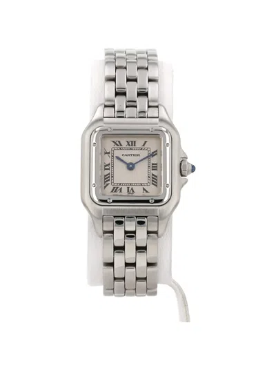 Pre-owned Cartier 1990s Panthère 23mm Watch In White