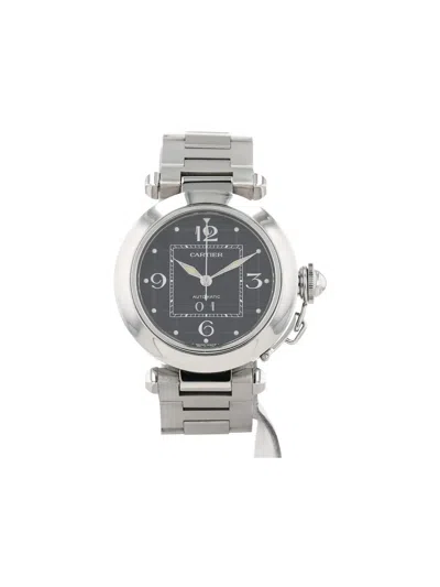 Pre-owned Cartier 1990s Pasha 35mm In Black