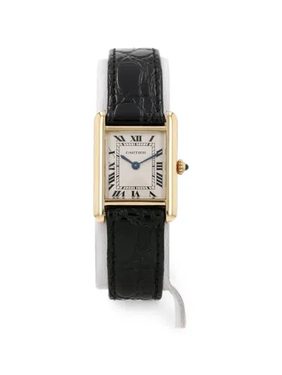 Pre-owned Cartier 1990s Tank Louis  28mm Watch In Neutral