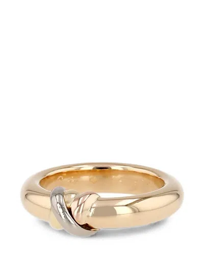 Pre-owned Cartier 1995 Trinity Ring In Gold
