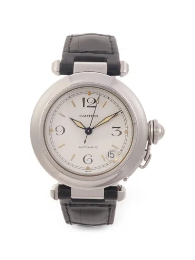 Pre-owned Cartier 1996 Pasha C 35mm Watch In White