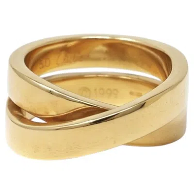 Pre-owned Cartier 1999  Paris Nouvelle Vague Yellow Gold Ring
