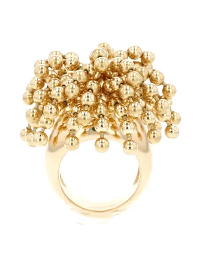 Pre-owned Cartier 1999 Yellow Gold Pearl Ring