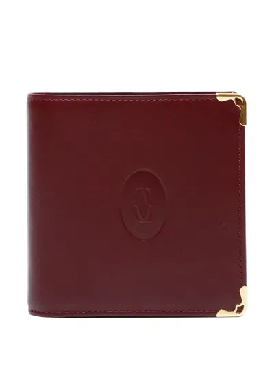 Pre-owned Cartier 2000-2020 Must De  Wallet In Red