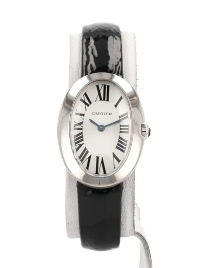Pre-owned Cartier 2000 Baignoire 25mm In Silver