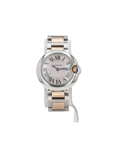 Pre-owned Cartier 2000 Ballon Bleu 28mm In Neutrals