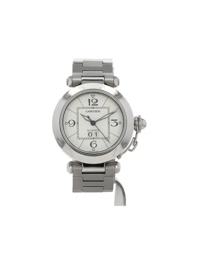 Pre-owned Cartier 2000 Pasha 35mm In White