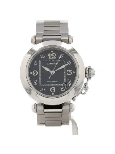 Cartier 2000 Pasha 35mm Watch In Gray