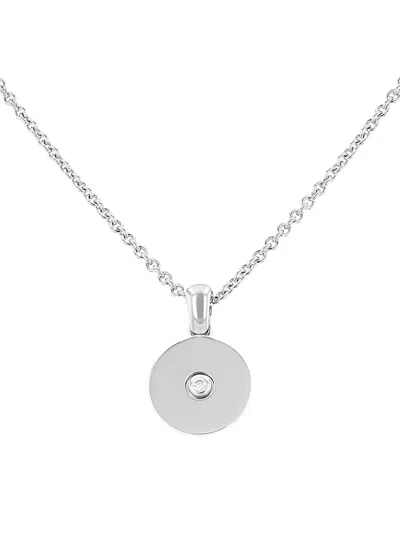 Pre-owned Cartier 2000s 18k White Gold Diamond Pendant Necklace
