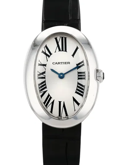 Pre-owned Cartier 2000s Baignoire 23mm Watch In Silver