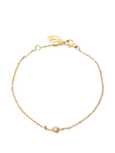 Pre-owned Cartier 2000s D'amour Diamond Bracelet In Gold