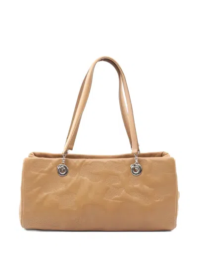 Pre-owned Cartier 2000s Leather Tote Bag In Neutral