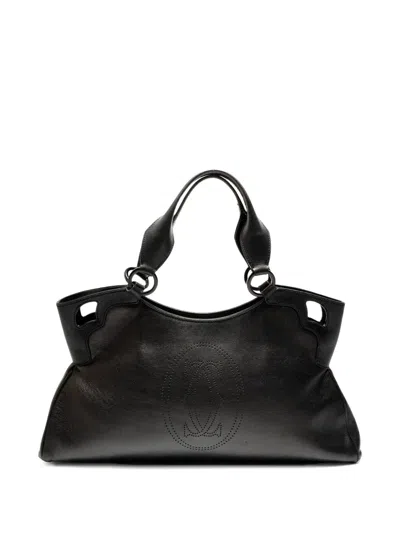 Cartier 2000s Marcello Tote Bag In Black