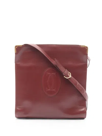 Pre-owned Cartier 2000s Must De  Shoulder Bag In Red
