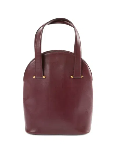 Pre-owned Cartier 2000s Must De  Tote Bag In Red