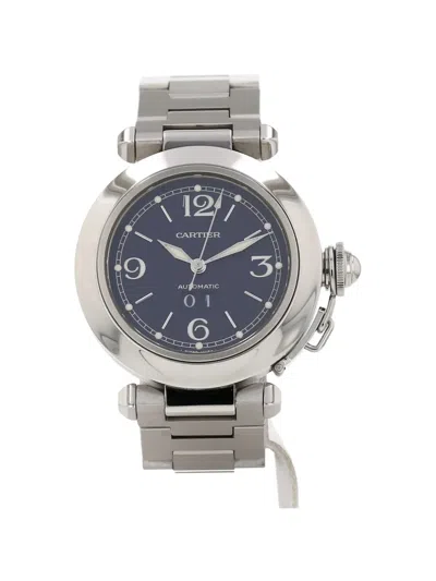 Cartier 2000s Pasha 35mm Watch In Gray