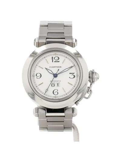 Cartier 2000s Pasha 35mm Watch In Gray