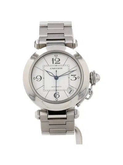 Pre-owned Cartier 2000s Pasha 35mm Watch In White