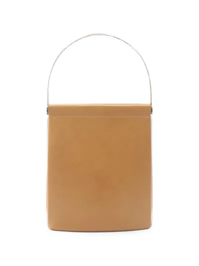 Pre-owned Cartier 2000s Trinity Leather Handbag In Neutrals