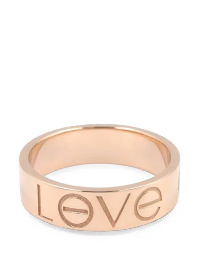 Pre-owned Cartier 2006 Christmas Edition Love Ring In Pink