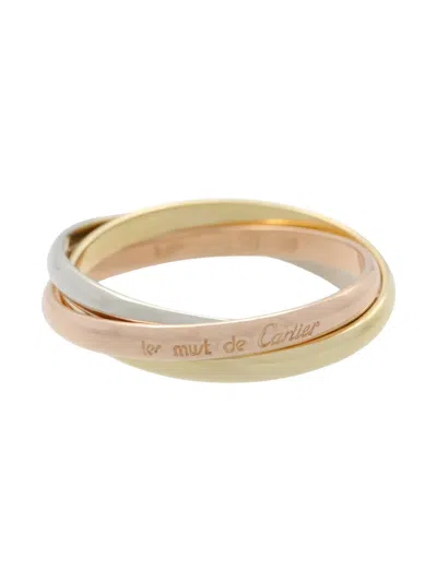 Pre-owned Cartier 2010 18k Gold Trinity Ring