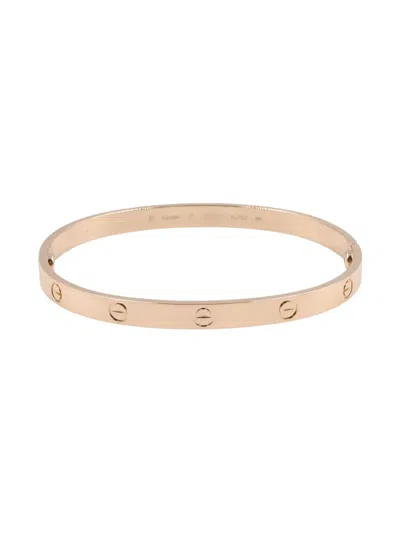 Pre-owned Cartier 2010 18kt Rose Gold Love Breath Bracelet